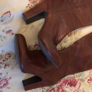 Brown leather tall boots - 9West